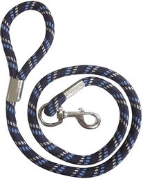 Dicke Kordel-Hundeleine Diego & Louna Blau Weiß 150 cm – Bild 1 von 2