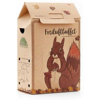 Produktbild von Die Stadtgärtner Freiluftbar Futterstelle aus Holz für wilde Tiere in Beige