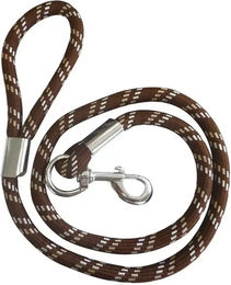 Diego & Louna Dicke Kordel-Hundeleine aus Seil in Braun Beige Weiß 150 cm – Bild 1 von 2