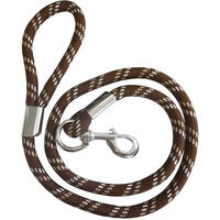 Produktbild von Diego & Louna Dicke Kordel-Hundeleine aus Seil in Braun Beige Weiß 150 cm