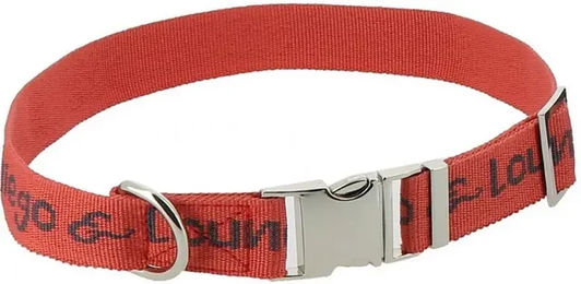 Diego & Louna Hundehalsband aus Nylon in Rot für erwachsene Hunde – Bild 1 von 2