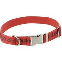 Produktbild von Diego & Louna Hundehalsband aus Nylon in Rot für erwachsene Hunde