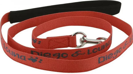Produktbild von Diego & Louna Hundeleine aus Nylon in Rot 150 cm