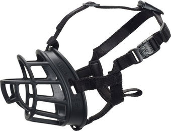 Difac Baskerville Ultra Maulkorb für Hunde Größe 5 Schwarz aus Kunststoff - 1 Stk. – Bild 1 von 3