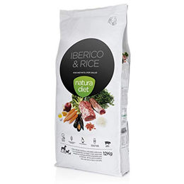 DINGONATURA Natura Diet Adult Hundefutter Ibérico & Reis Hypoallergen Sensitive 2 x 12 kg - 2 x 12 kg – Bild 1 von 4