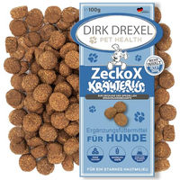 Produktbild von Dirk Drexel ZeckoX Kräuterlis Hundeleckerlis mit Schwarzkümmel Kokosnuss und Karde für kleine Rassen - 92 g