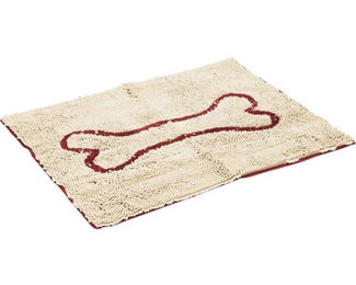 Dirty Dog Schmutzmatte von Beeztees beige aus Mikrofaser 90 x 66 cm – Bild 1 von 5