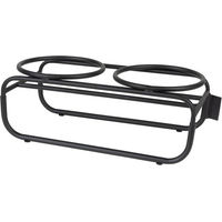 Produktbild von District70 Butler Napfhalter für Bamboo Näpfe Größe L in Schwarz mit Edelstahl