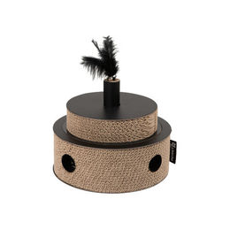 District70 Fiesta Kratzpappe mit Ball Schwarz 25 x 25 x 25 cm – Bild 1 von 2