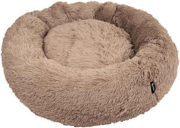 District70 FUZZ Hundebett aus Plüsch Braun XL – Bild 1 von 3
