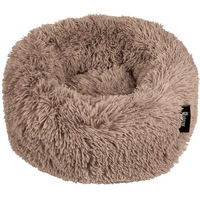 Produktbild von District70 FUZZ Hundebett Plüsch Braun Größe S 45 cm