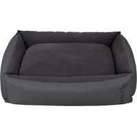 Produktbild von District70 Hundebett LODGE Box Bed dunkelgrau L 100x70 cm