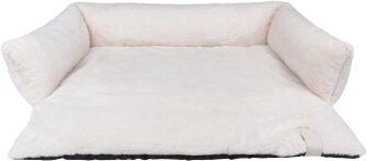 Produktbild von District70 Hundebett NUZZLE Sofa aus Plüsch in Creme Beige Größe S