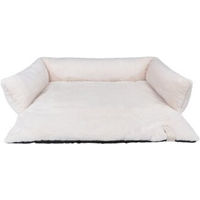 Produktbild von District70 Hundebett NUZZLE Sofa aus Plüsch in Creme Beige Größe S