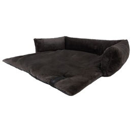 District70 Hundebett NUZZLE Sofa Plüsch dunkelgrau Größe M – Bild 1 von 2