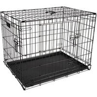 Produktbild von District70 Hundebox Transportbox Größe M Schwarz 77 x 54 x 60 cm