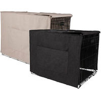 Produktbild von District70 Hundeboxhülle aus Baumwolle Größe L Beige