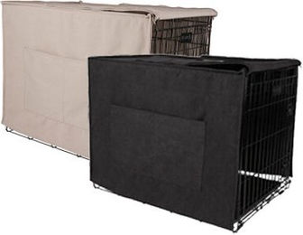 District70 Hundeboxhülle aus Baumwolle XL Dunkelgrau – Bild 1 von 6