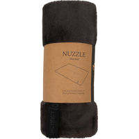 Produktbild von District70 Hundedecke NUZZLE Plüsch dunkelgrau 100x70cm