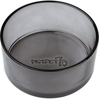 Produktbild von District70 Hundenapf DAWN aus Glas Schwarz Größe L