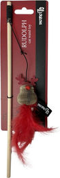 Produktbild von District70 Katzenangel Xmas Rudolph aus Holz in Rot