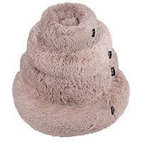 Produktbild von District70 Katzenbett Fuzz Sand Beige XL aus Polyester
