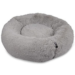 District70 Katzenbett und Hundebett Fuzz Beige Polyester Größe M – Bild 1 von 5