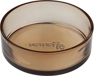 District70 Katzennapf aus Glas in Champagne Transparent – Bild 1 von 2