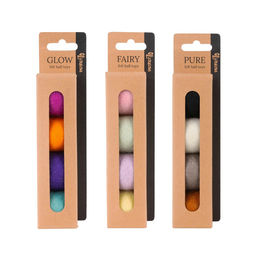 District70 Katzenspielzeug Filzkugeln aus Wolle in Grau, Orange, Schwarz und Weiß – Bild 1 von 3