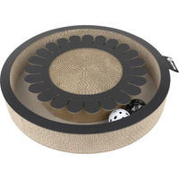 Produktbild von District70 Kratzbrett Bloom Kratzpappe Schwarz Ø 36 cm