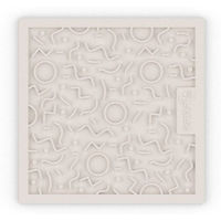 Produktbild von District70 QUEST Schleckmatte Merengue aus Silikon 20x20 cm