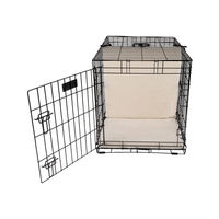 Produktbild von District70 Sherpa Bench Divider Dunkelgrau Größe L mit Fleece für Welpen