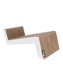 District70 Sofa Kratzbett aus Wellpappe für Katzen Größe S 60 x 28 x 18 cm weiß – Bild 1 von 1