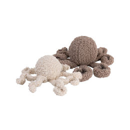 District70 Squid Plush Hundespielzeug aus Plüsch in Beige 13 x 20 cm – Bild 1 von 7