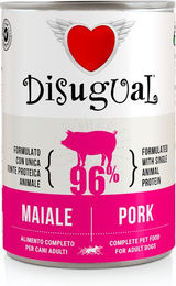 Produktbild von Disugual Hundepaté Schwein Adult 6 x 400 g - 6 x 400 g