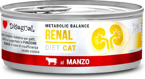 Produktbild von Disugual Metabolic Balance Renal Katzen Diätfutter Rind Paté 12 x 85 g - 12 x 85 g