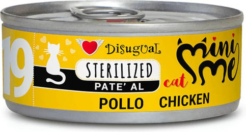 Produktbild von Disugual Mini-Me Sterilized Katzen Nassfutter Huhn Paté 12 x 85 g glutenfrei mit hohem Fleischanteil - 24 x 85 g