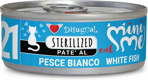 Produktbild von Disugual Mini-Me Sterilized Katzenpastete Weißfisch glutenfrei 12 x 85 g - 12 x 85 g
