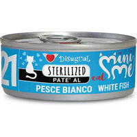 Produktbild von Disugual Mini-Me Sterilized Katzenpastete Weißfisch glutenfrei 12 x 85 g - 12 x 85 g