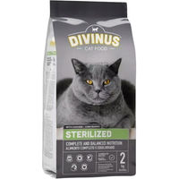 Produktbild von Divinus Katzenfutter Sterilized Huhn Adult zur Gewichtskontrolle 2 kg