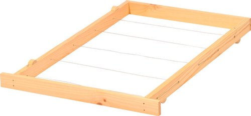 Produktbild von DOBAR Bienenkasten-Rähmchen für Einraumbeuten mit waagerechter Drahtung 33 x 3 x 45 cm bunt