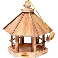 Produktbild von dobar Caliente Vogelhaus aus Massivholz zum Aufhängen geflammt FSC Natur Braun