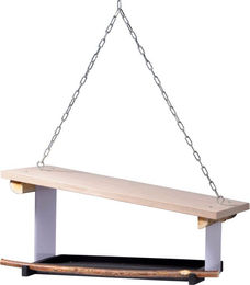 dobar Design Vogelfutterhaus Futura II hängend Weiß FSC-zertifiziert 38 x 22 x 18 cm – Bild 1 von 13