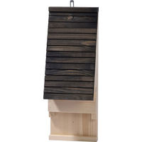 Produktbild von Dobar Fledermauskasten aus Holz in Schwarz 19,5 x 14 x 53,3 cm