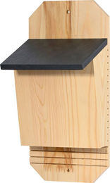 dobar Fledermauskasten Microchiroptera aus Holz in Anthrazit – Bild 1 von 1