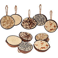 Produktbild von dobar Gefüllte Kokosnuss Vogelfutter für Wildvögel 2 kg - 10 x 200 g