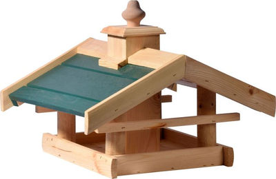 dobar green label Vogelhaus Kulusuk aus Holz für Ständermontage in Grün – Bild 1 von 13