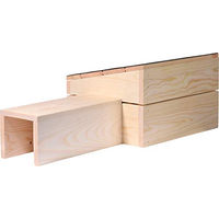 Produktbild von dobar Igelhaus Bausatz aus FSC-zertifiziertem Holz mit schwarzem Bitumendach 74,5 x 29 x 24 cm