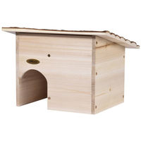 Produktbild von Dobar Igelhaus Bausatz aus Holz in Natur Braun 25 x 28 x 34 cm