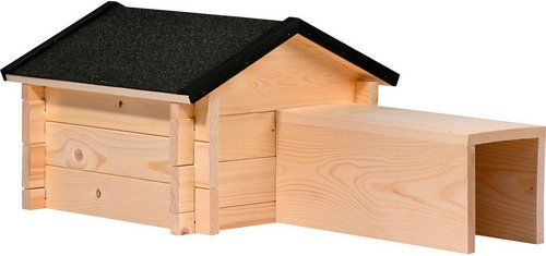 DOBAR Igelhaus Tartu aus Holz in Braun 39 x 31 x 70 cm – Bild 1 von 4